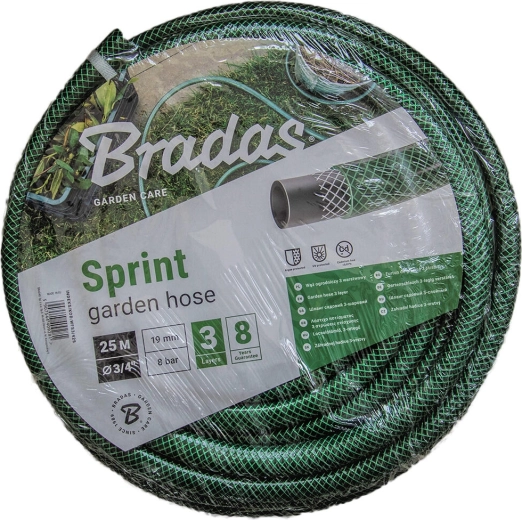 Wąż ogrodowy Sprint 3/4" 25 m, nieprzezroczysty zielony
