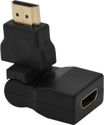 Obrotowa przejściówka HDMI ze złoconymi stykami