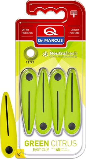 Dr. Marcus Easy Clip Green Citrus odświeżacz powietrza do samochodu
