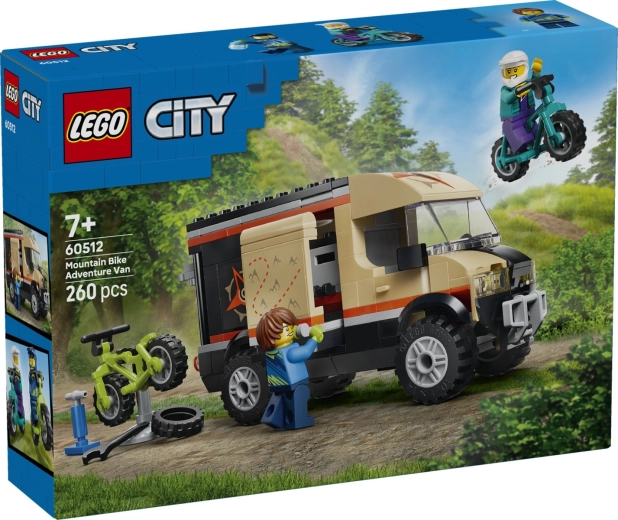 LEGO City furgonetka z rowerami górskimi