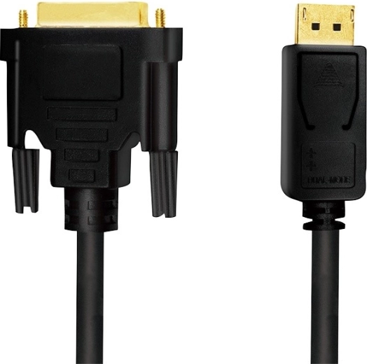 Kabel LogiLink DisplayPort 1.2 na DVI, 2 m, czarny