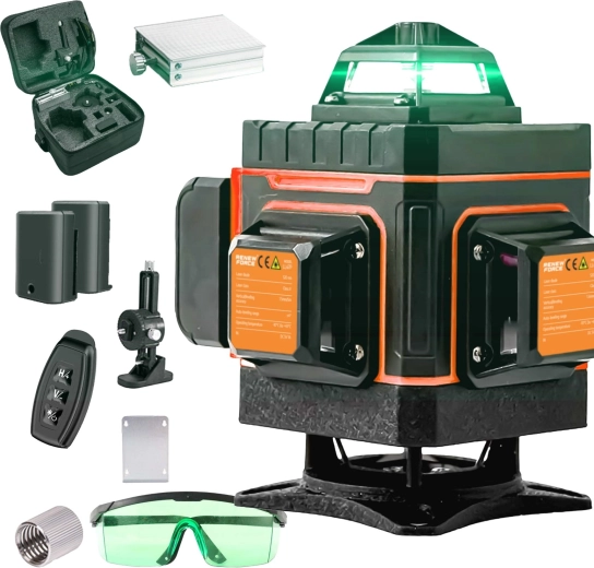 Laser krzyżowy RENEW FORCE LL47P 4D z funkcją samopoziomowania