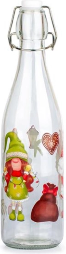 Szklana butelka z zamknięciem patentowym Toro 540 ml – elfy