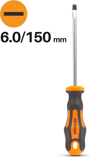 Płaski śrubokręt 6,0 × 150 mm