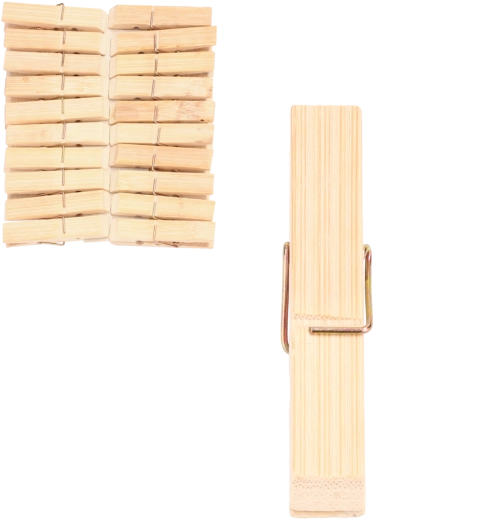 Drewniane klamerki do prania, zestaw 20 szt.