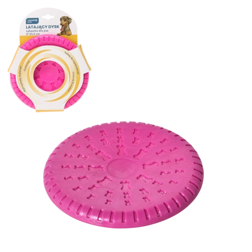 Latający dysk dla psów 23,5 cm – pomarańczowy, pływający i wytrzymały