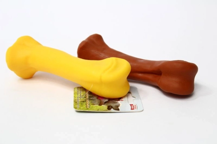 Nefi gładka piszcząca kość dla psów 15,4 cm