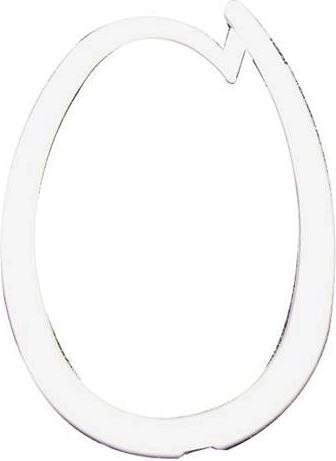 Łączone kółka do zasłony prysznicowej, białe, plastik