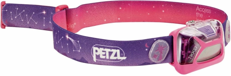 Dziecięca czołówka Petzl Tikkid różowa