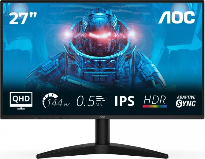 Monitor 27" IPS 144 Hz z HDMI i DisplayPort