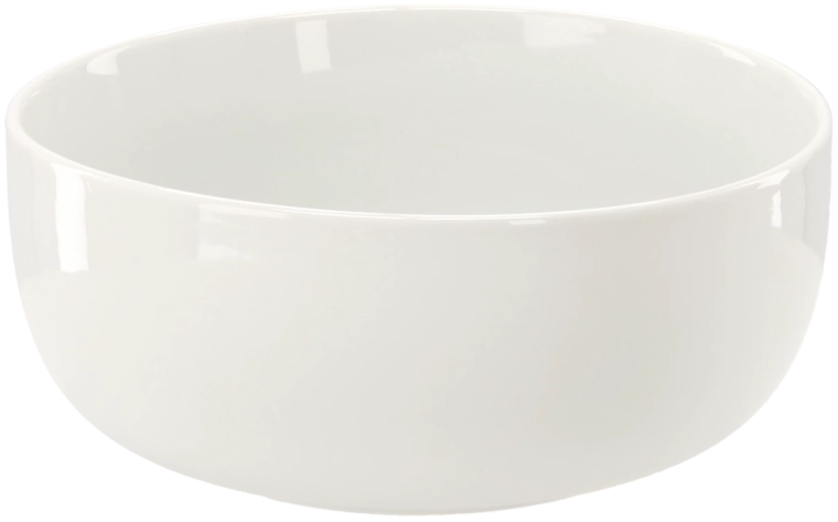 Porcelanowa miska 1,5 l ze złotą obwódką 19,5 × 19,5 × 8,5 cm