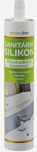 Silikon sanitarny biały 280 ml GREEN LINE