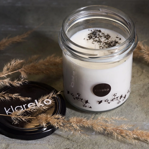 Naturalna świeca zapachowa z miętą KLAREKO