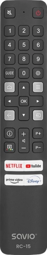 Uniwersalny zamienny pilot do telewizorów TCL Smart TV RC-15