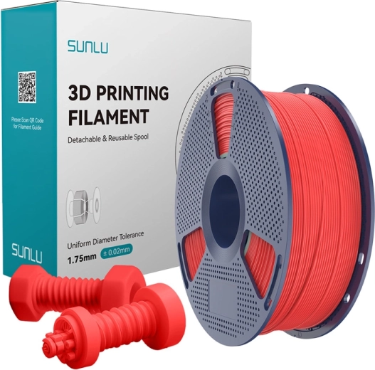 Szybki filament ABS Sunlu – Czerwony