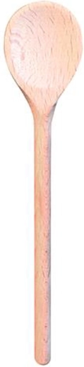 Drewniana okrągła łyżka kuchenna 20 cm