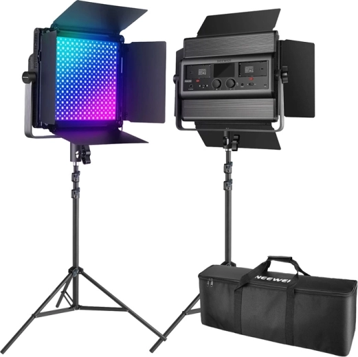 Neewer zestaw 2× lamp LED RGB1200 60 W