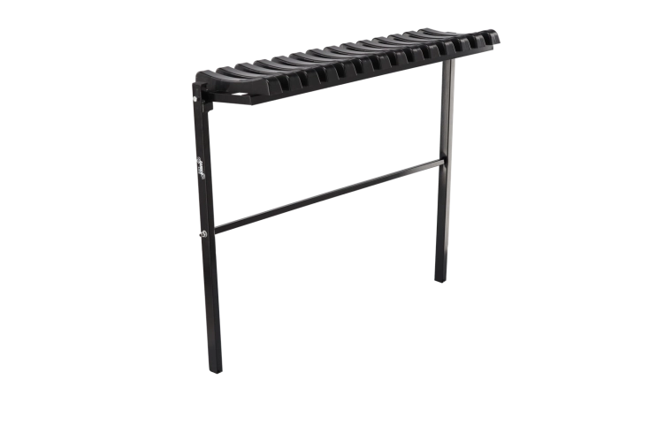 Składana ławka cmentarna 86 cm czarna - 1 sztuka