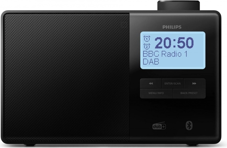 Przenośny radiobudzik PHILIPS TAR5600 z DAB+, FM i Bluetooth
