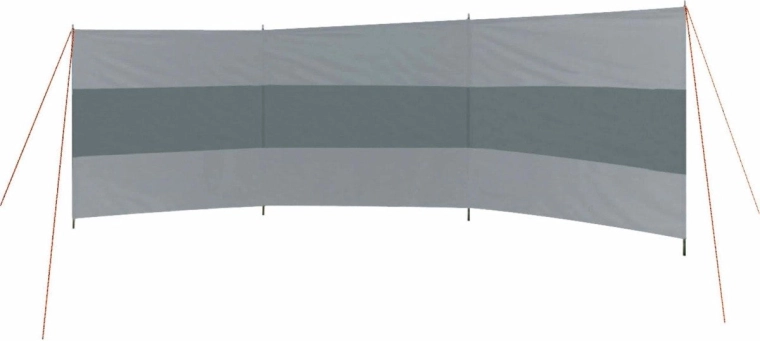 Parawan plażowy 5 × 1,4 m, 3‑częściowy z okienkiem