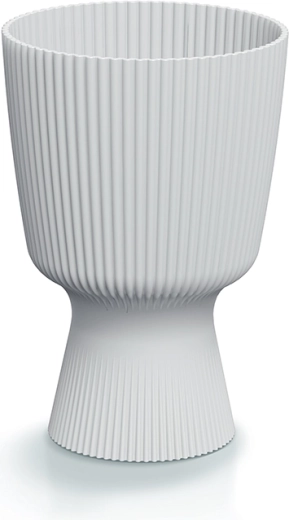 Doniczka Milly Round 18,8 cm biała