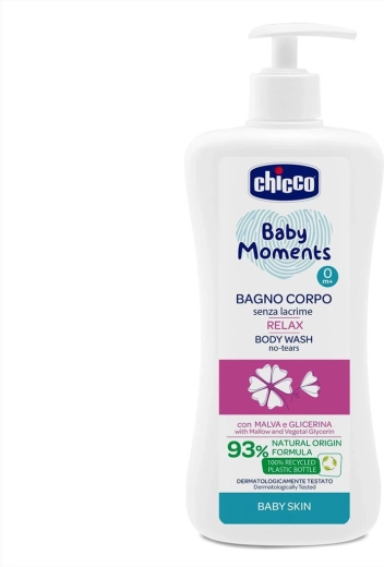 Chicco Baby Moments Relax żel pod prysznic dla dzieci od urodzenia 500 ml