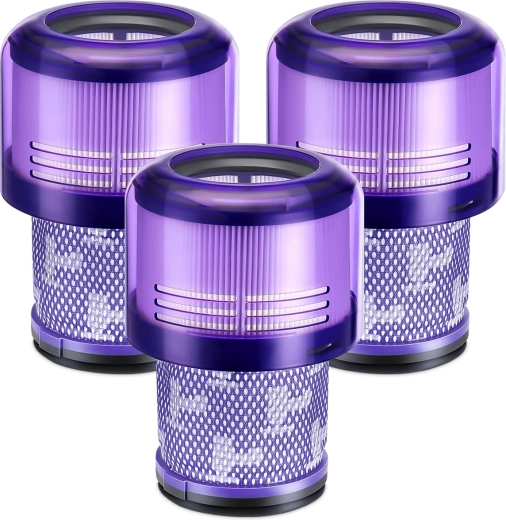 Zestaw 3 zmywalnych filtrów HEPA Renew Force do odkurzaczy Dyson V11, V15 i SV14