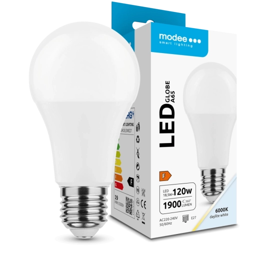 Żarówka LED Modee Lighting Globe A65 18,5 W E27 zimna biel 1900 lm