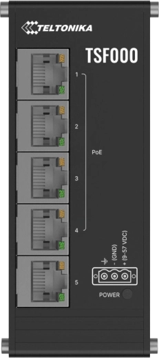 Teltonika TSF000 niskoprofilowy przełącznik Ethernet PoE+
