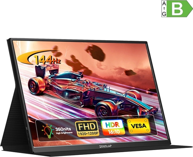 Przenośny monitor ZEUSLAP P16 Ultra 16" WUXGA 144 Hz