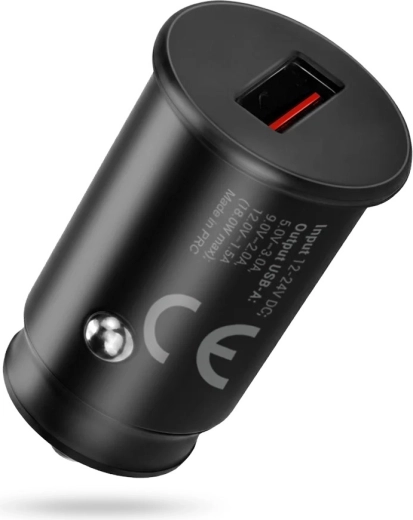 Ładowarka samochodowa everActive CC-15Q z szybkim ładowaniem QC 3.0, 18 W, 1x USB-A