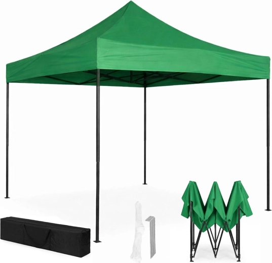 Automatyczny ogrodowy namiot imprezowy 3 × 3 m, zielony, MultiGarden