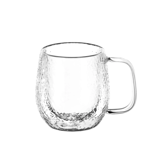 Zestaw 2 szklanek termicznych Texture z uchem 240 ml