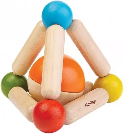 PlanToys elastyczna grzechotka do wyginania triangle