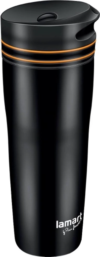 Termokubek Lamart 360 ml czarno-pomarańczowy