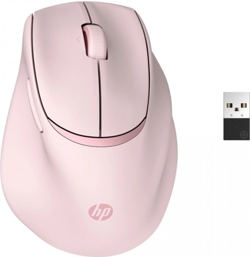 Ergonomiczna mysz HP Tilt 720M różowa