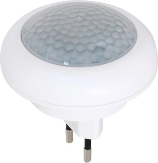 Nocna lampka LED do gniazdka z czujnikiem ruchu i zmierzchu – 1 sztuka