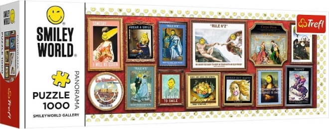 Panoramiczne puzzle SMILEY Galerie 1000 elementów