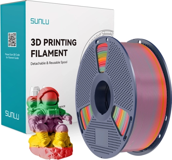 Filament Sunlu PLA tęczowy