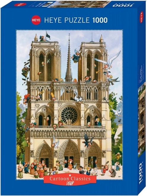 Puzzle 1000 elementów – Viva Notre Dame (HEYE, Loup)