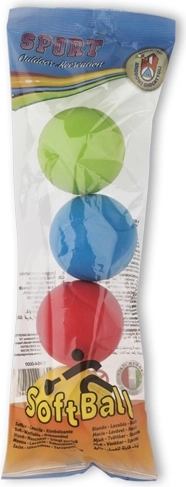 Androni zestaw 4 miękkich piłeczek, średnica 7 cm