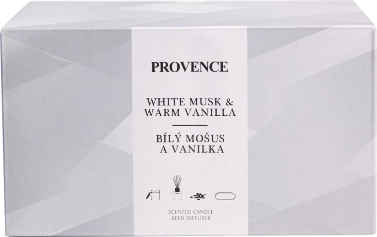 Zestaw prezentowy Musk Vanilla Provence – świeca i dyfuzor