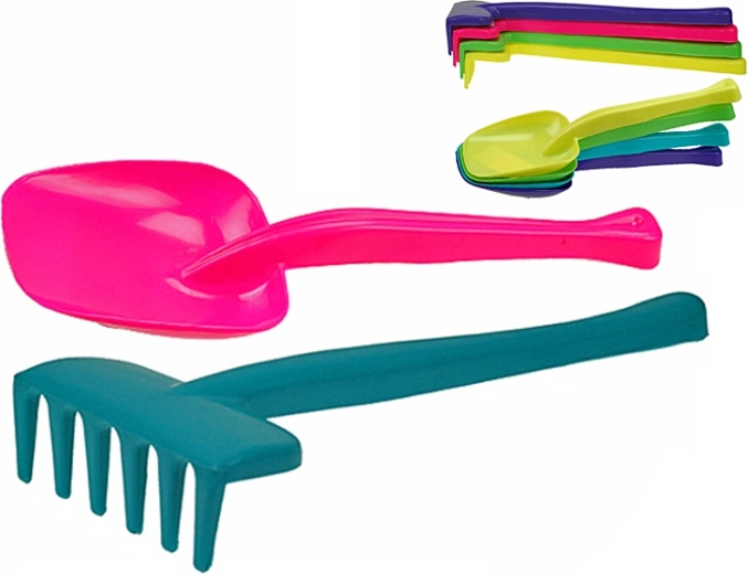 Dziecięca łopatka i grabki 30 cm – 1 szt.