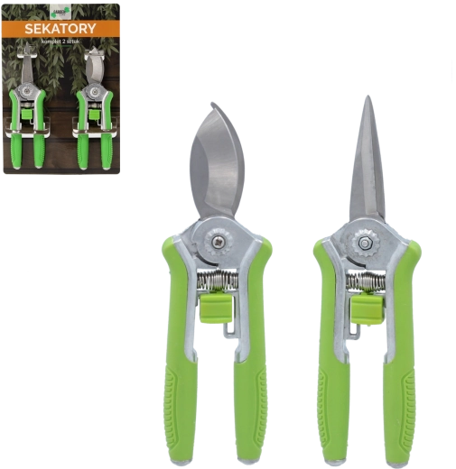 Zestaw 2 sekatorów ogrodowych 16,5 cm