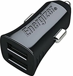 Energizer Hightech ładowarka samochodowa 2× USB 2,4 A czarna