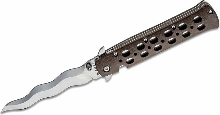 Składany nóż Cold Steel Ti-Lite Kris 10,2 cm, brązowy, Zy-Ex
