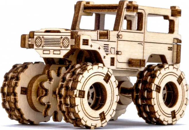 Drewniane puzzle 3D Monster Truck – Model 5 (Toyota FJ40)