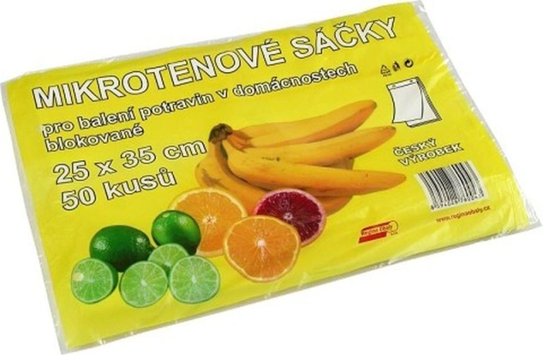 Woreczki foliowe 3 l, 25 × 35 cm, 50 szt.