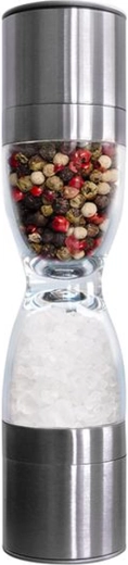 Ręczny młynek do soli i pieprzu w kształcie klepsydry TORO