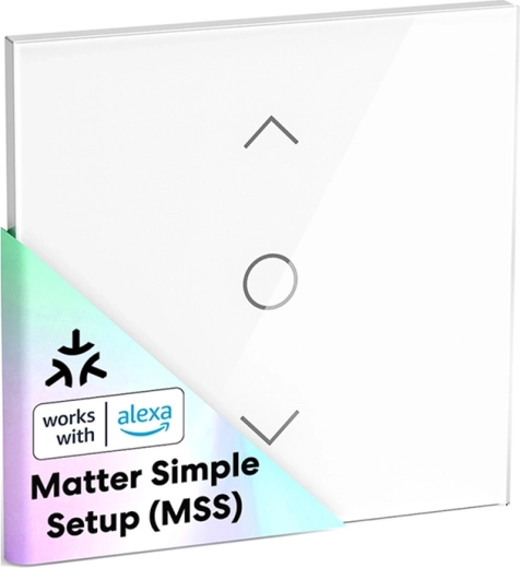 Inteligentny przełącznik Wi‑Fi do rolet i żaluzji Meross z obsługą Matter